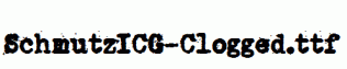 SchmutzICG-Clogged.ttf