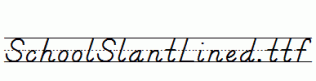 SchoolSlantLined.ttf