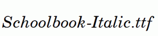 Schoolbook-Italic.ttf