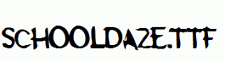 Schooldaze.ttf