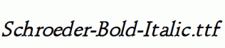 Schroeder-Bold-Italic.ttf