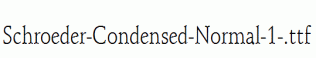 Schroeder-Condensed-Normal-1-.ttf