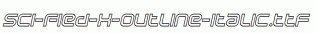 Sci-Fied-X-Outline-Italic.ttf