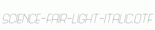 Science-Fair-Light-Italic.otf
