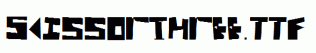 ScissorThree.ttf