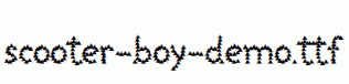 Scooter-Boy-Demo.ttf