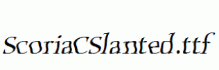ScoriaCSlanted.ttf