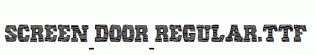 Screen-Door-Regular.ttf