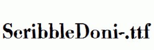 ScribbleDoni-.ttf