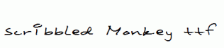 Scribbled-Monkey.ttf