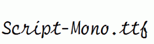 Script-Mono.ttf
