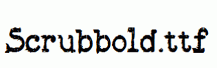 Scrubbold.ttf