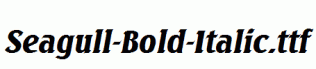 Seagull-Bold-Italic.ttf