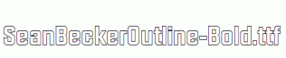 SeanBeckerOutline-Bold.ttf