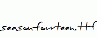 SeasonFourteen.ttf