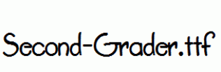 Second-Grader.ttf