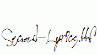 Second-Lyrics.ttf