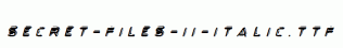 Secret-Files-II-Italic.ttf