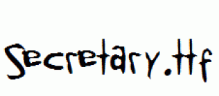 Secretary.ttf