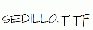 Sedillo.ttf