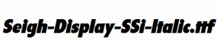 Seigh-Display-SSi-Italic.ttf