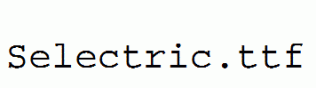 Selectric.ttf