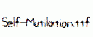 Self-Mutilation.ttf