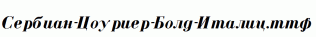 Serbian-Courier-Bold-Italic.ttf