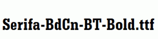 Serifa-BdCn-BT-Bold.ttf