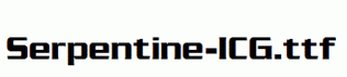 Serpentine-ICG.ttf