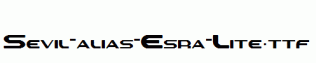 Sevil-alias-Esra-Lite.ttf