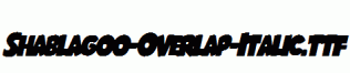 Shablagoo-Overlap-Italic.ttf