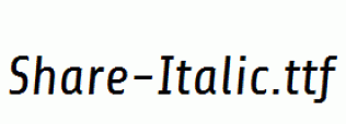 Share-Italic.ttf