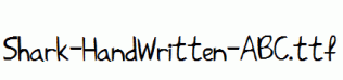 Shark-HandWritten-ABC.ttf