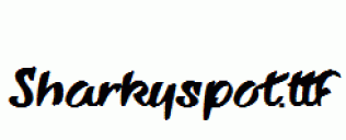 Sharkyspot.ttf
