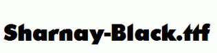 Sharnay-Black.ttf