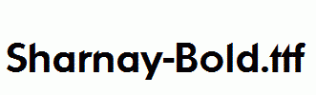 Sharnay-Bold.ttf