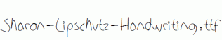 Sharon-Lipschutz-Handwriting.ttf