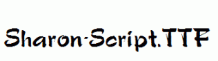 Sharon-Script.ttf