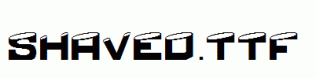 Shaved.ttf