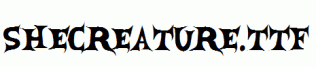 SheCreature.ttf
