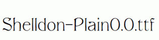 Shelldon-Plain0.0.ttf