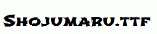 Shojumaru.ttf