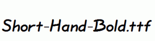 Short-Hand-Bold.ttf