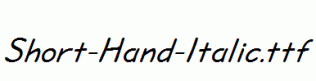 Short-Hand-Italic.ttf