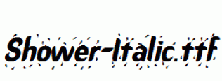 Shower-Italic.ttf