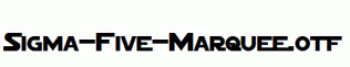 Sigma-Five-Marquee.otf