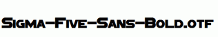 Sigma-Five-Sans-Bold.otf