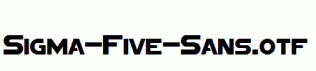 Sigma-Five-Sans.otf