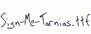 Sign-Me-Tarnias.ttf
